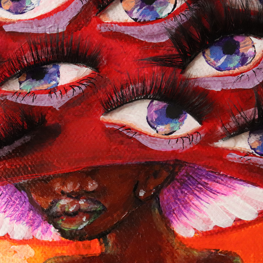 Mushroom Lady Painting - ManiMadness